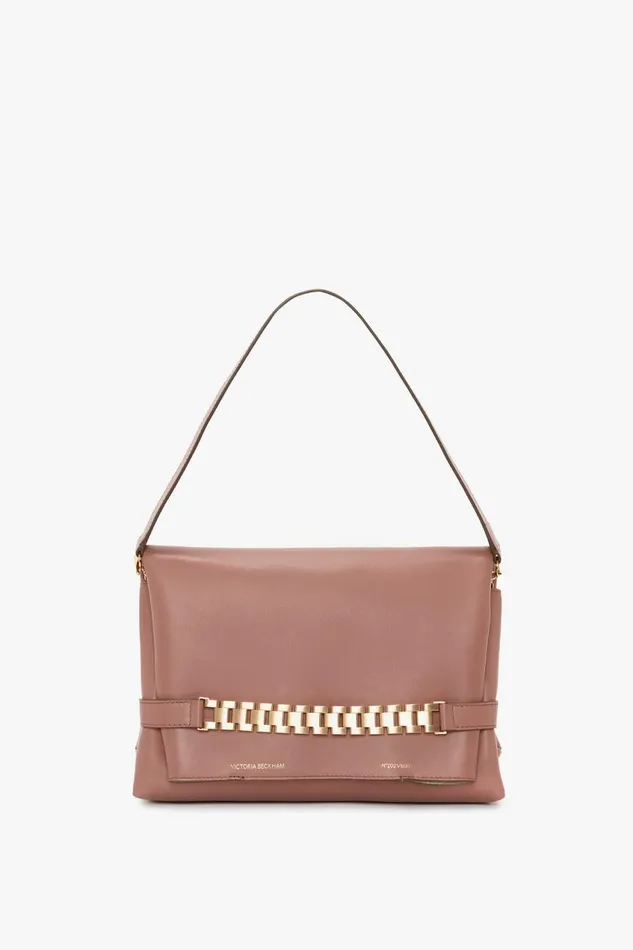 Shoulder Bags Women Victoria Beckham Chain Pouch With Strap In Truffle Leather