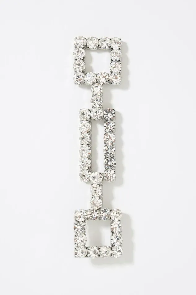 Silver Crystals Earrings Silver Women Bimba Y Lola Party Silver Crystals Earrings Silver Women Bimba Y Lola Party