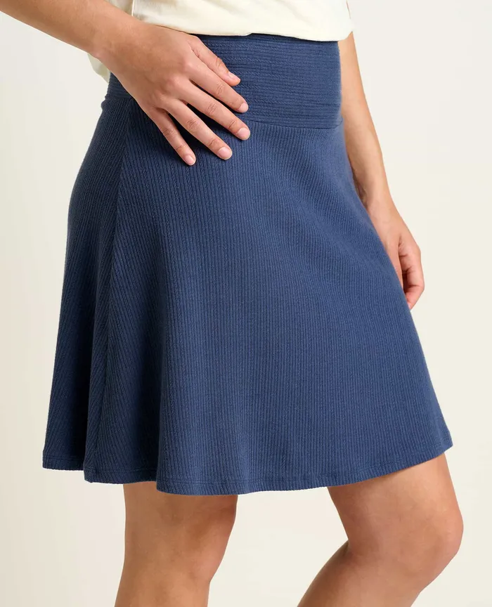 Skirts and Skorts ToadandCo Women8217s Chaka Cable Rib Skirt True Navy