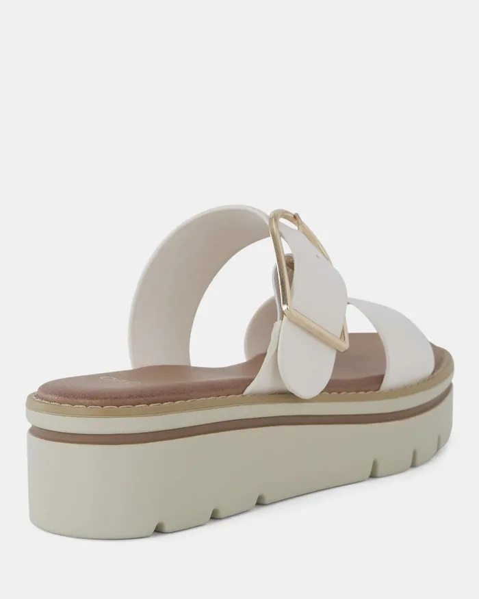 Slides NOVO Shoes Women BRYN WHITE