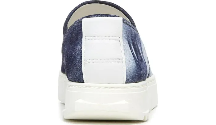 Sneakers Women Franco Sarto Sarto Debra 3 Platform Slip On Sneaker Indigo Suede