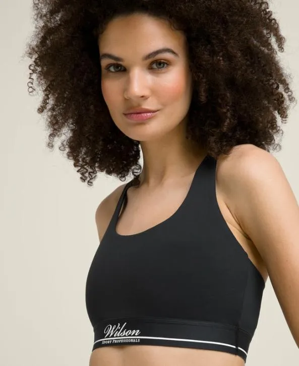 Sports Bras Women Wilson Doubles Racerback Bra Black