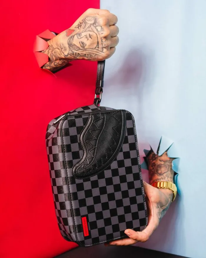 SPRAYGROUND HENNY BLACK TOILETRY BAG Bags
