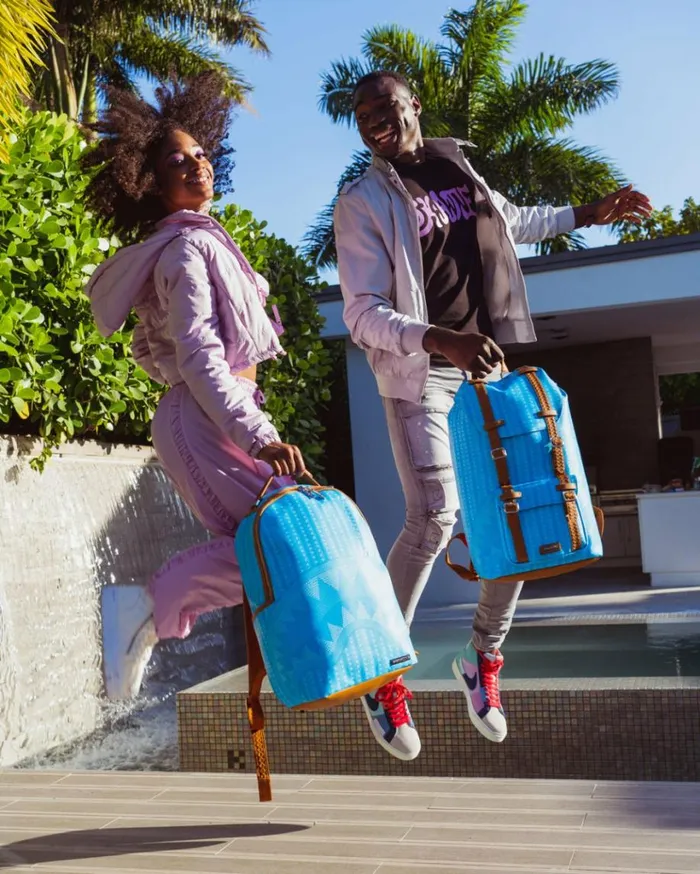 SPRAYGROUND ILLUCHAINS TURQ HILLS BACKPACK Bags