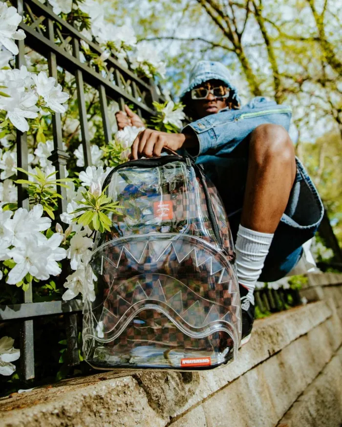 SPRAYGROUND LOUD AND CLEAR 8211 CLEAR DLX BACKPACK Bags SPRAYGROUND LOUD AND CLEAR 8211 CLEAR DLX BACKPACK Bags