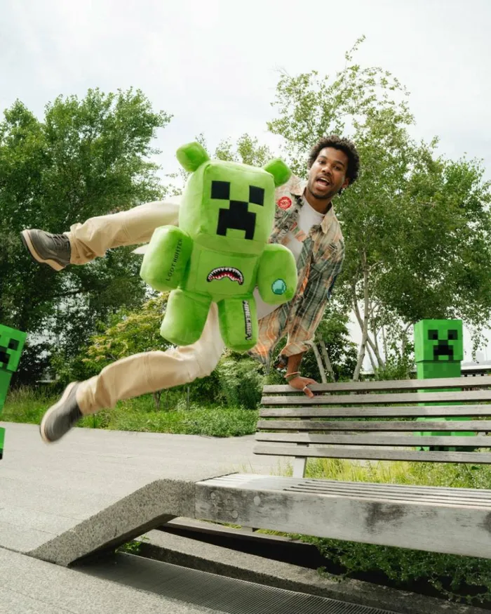 SPRAYGROUND MINECRAFT CREEPER MONEYBEAR BACKPACK Bags