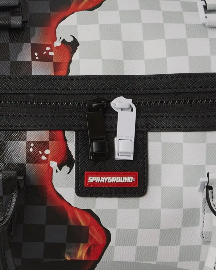 SPRAYGROUND RING OF FIRE LARGE DUFFLE Bags