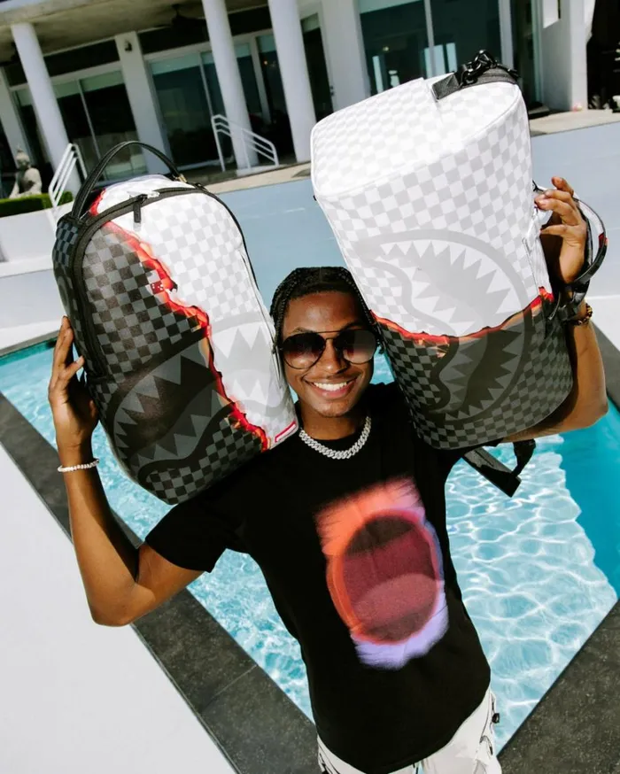 SPRAYGROUND RING OF FIRE LARGE DUFFLE Bags