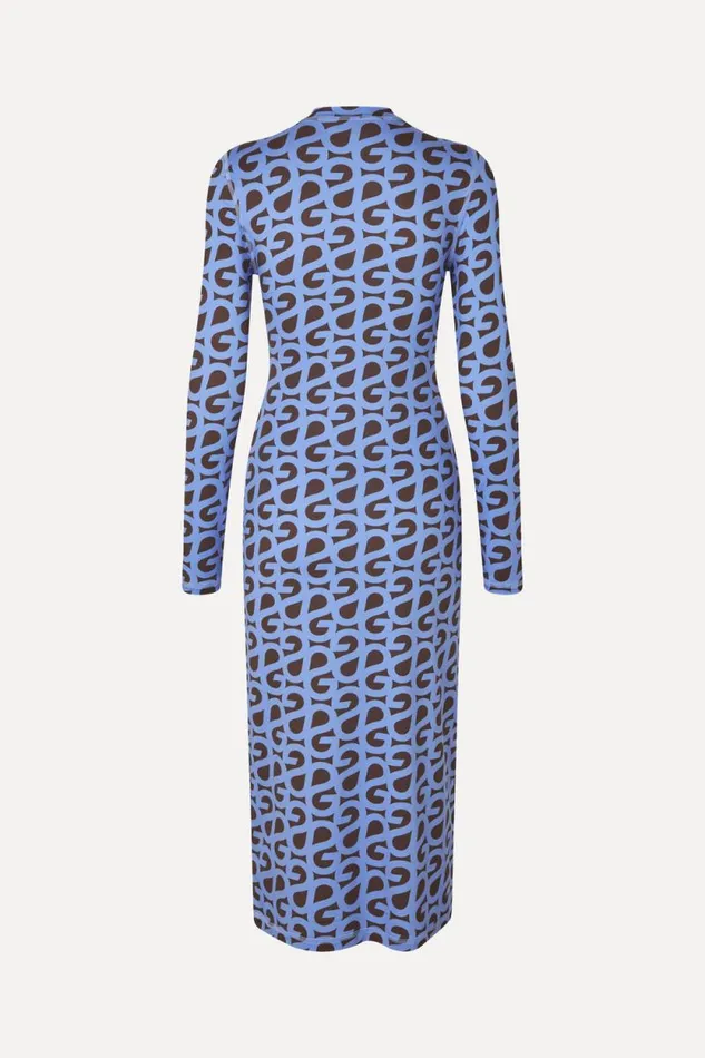 Stine Goya Dresses Pullover Long Sleeve Midi Dress 8211 SG Logo 8211 Women