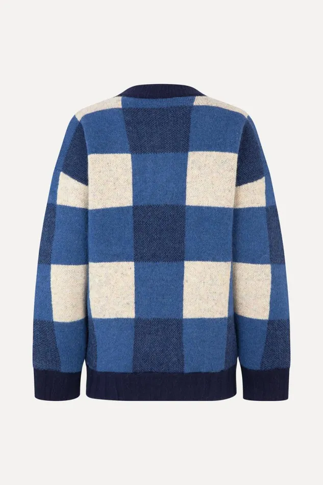 Stine Goya Outerwear Gingham Check Bomber 8211 Blue Gingham Check 8211 Women