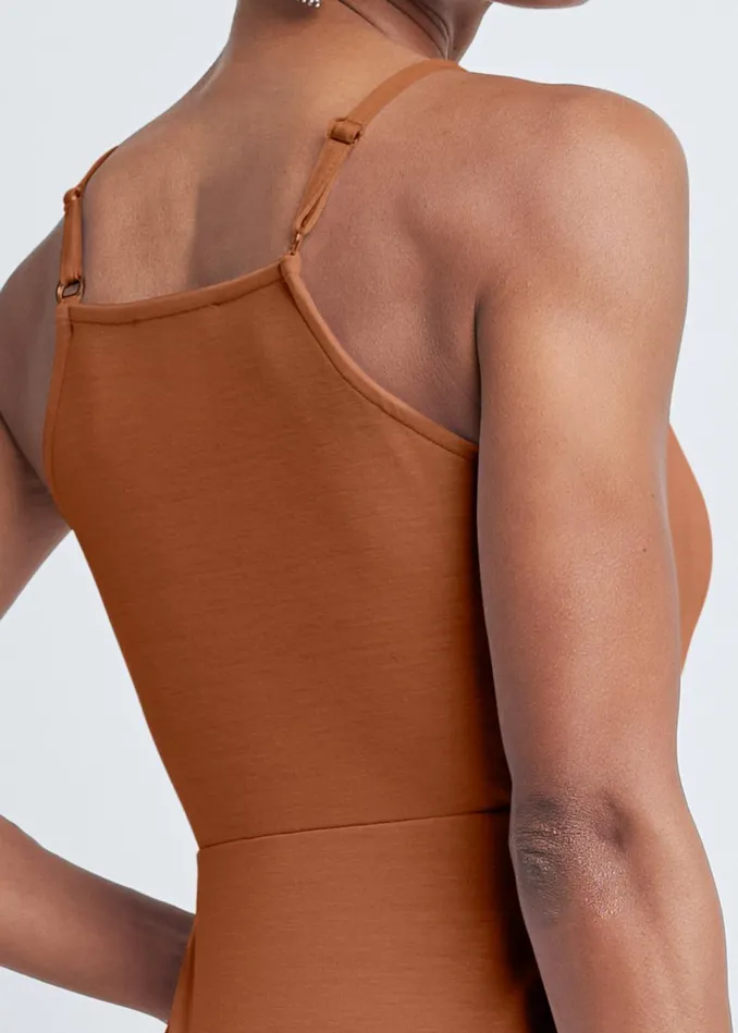STRAPPY SLEEVELESS TOP Brown Women VENUS Venus Basics Tops