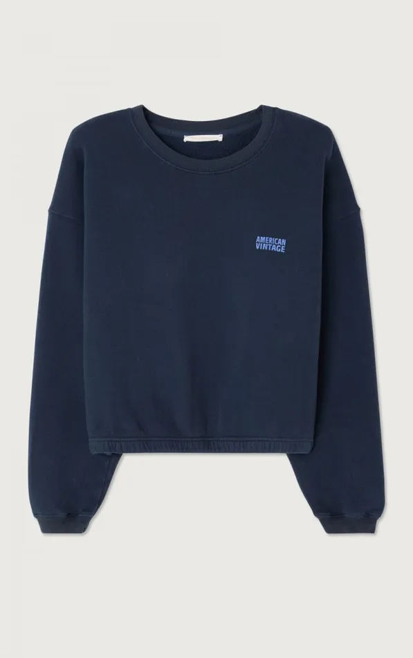 Sweatshirt Izubird Vintage Navy Women American Vintage Sweatshirts Sweatshirt Izubird Vintage Navy Women American Vintage Sweatshirts