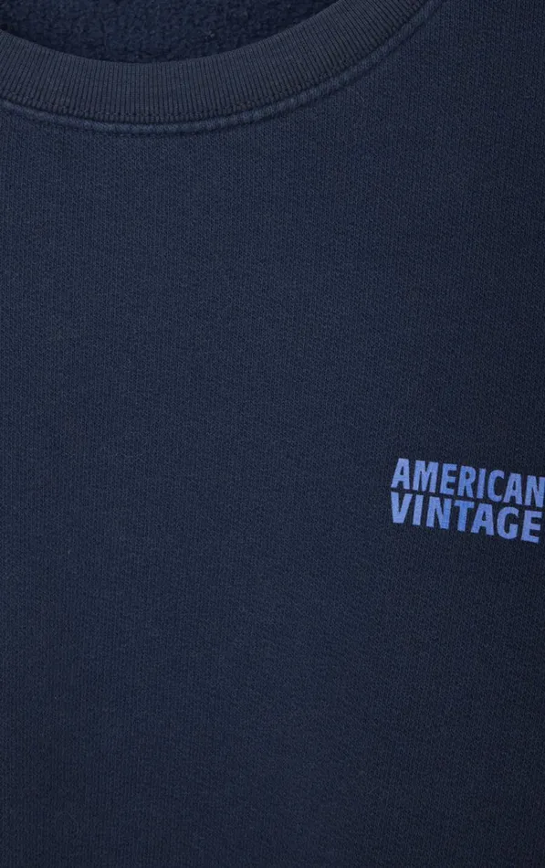 Sweatshirt Izubird Vintage Navy Women American Vintage Sweatshirts Sweatshirt Izubird Vintage Navy Women American Vintage Sweatshirts