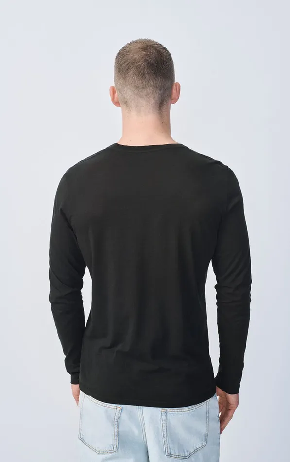 TShirt Decatur Black Men American Vintage Long Sleeve TShirts TShirt Decatur Black Men American Vintage Long Sleeve TShirts