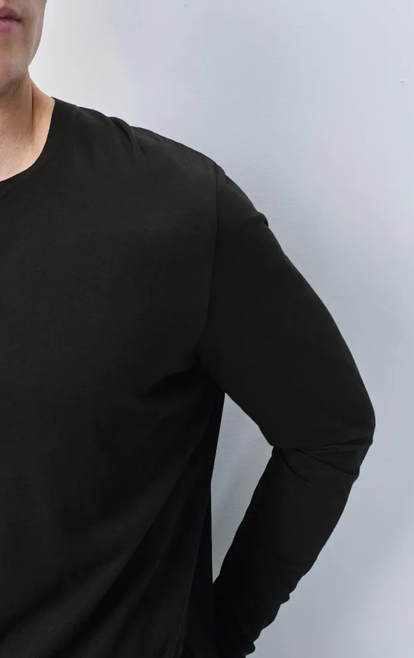 TShirt Decatur Black Men American Vintage Long Sleeve TShirts TShirt Decatur Black Men American Vintage Long Sleeve TShirts
