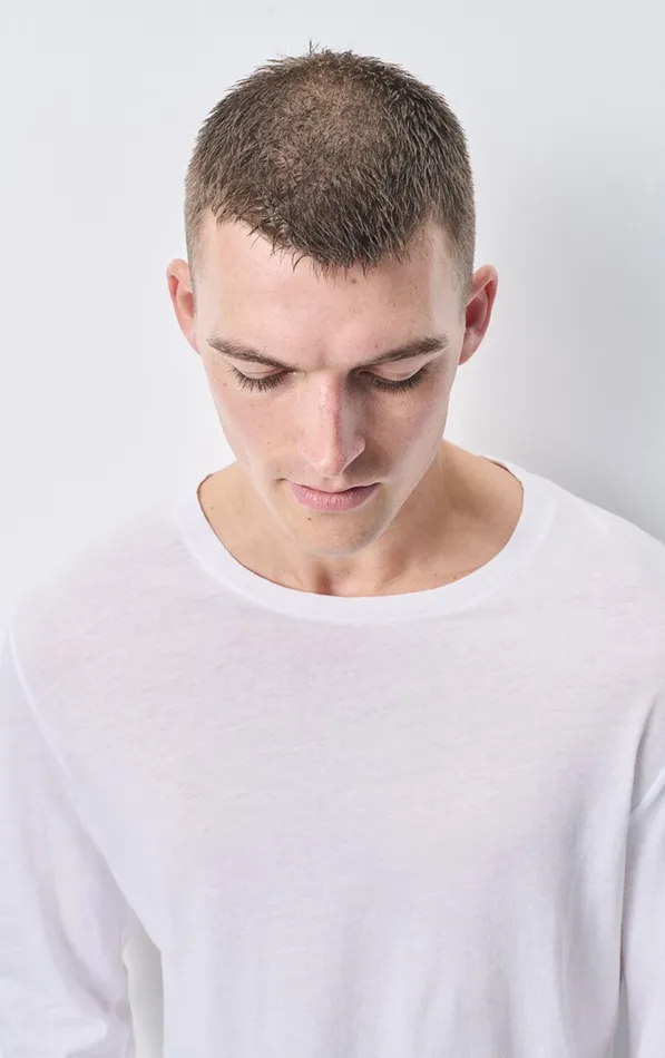 TShirt Decatur White Men American Vintage Long Sleeve TShirts TShirt Decatur White Men American Vintage Long Sleeve TShirts