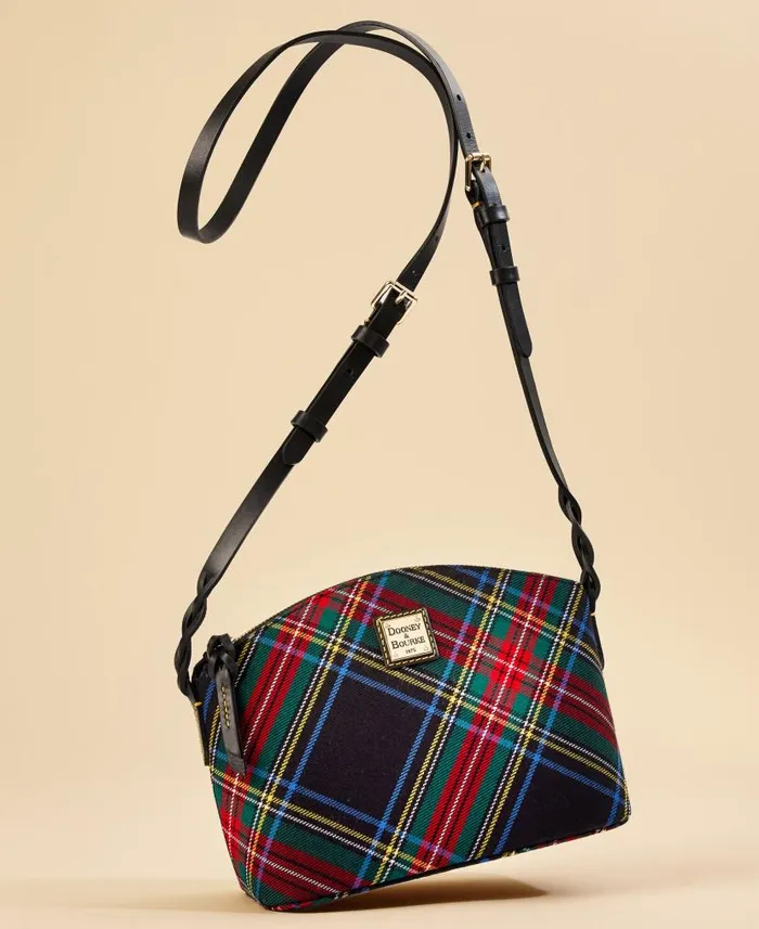 Tartan Penny Crossbody White Woman Dooney and Bourke Crossbodies Tartan Penny Crossbody White Woman Dooney and Bourke Crossbodies
