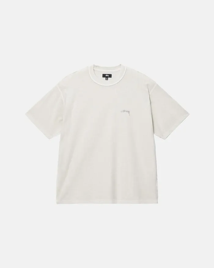 Tees MenWomen Stussy LAZY TEE Bone