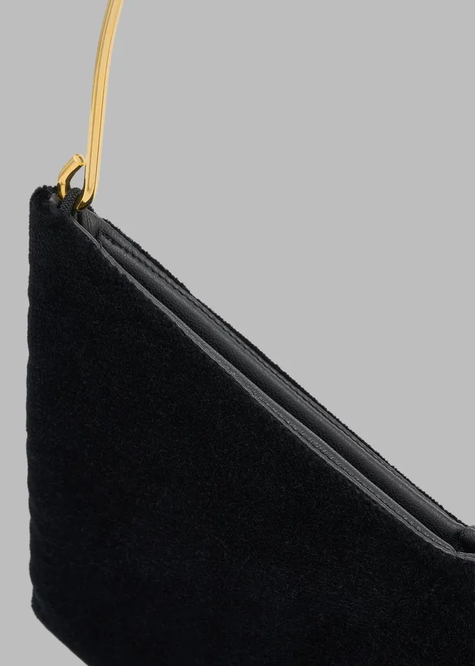 The Frankie Shop Bevza Grain Clutch 8211 Black 8211 Women