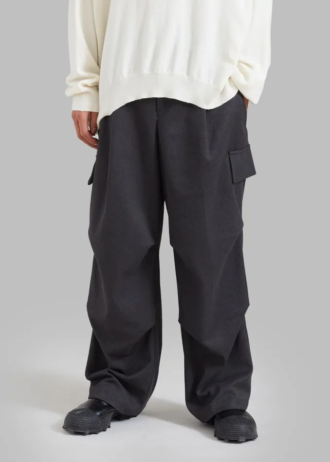 The Frankie Shop Bottoms Flint Cargo Pants 8211 Grey 8211 WomenMen