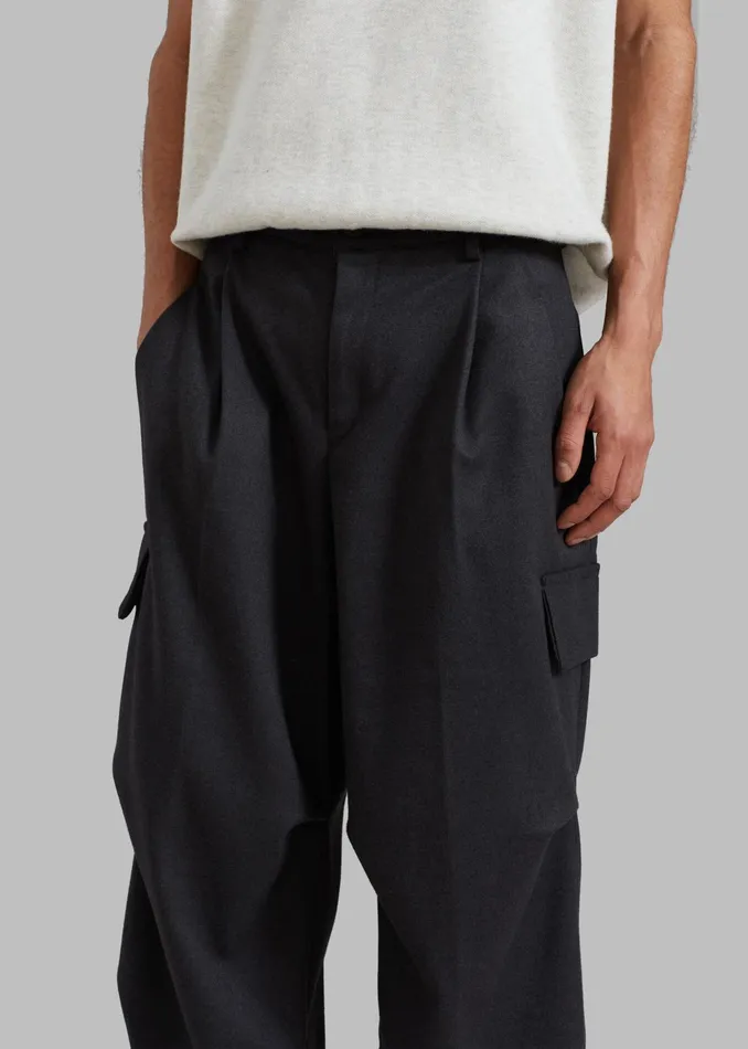 The Frankie Shop Bottoms Flint Cargo Pants 8211 Grey 8211 WomenMen