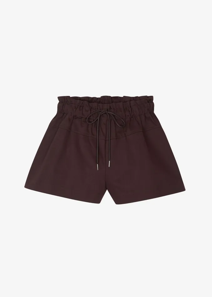 The Frankie Shop Bottoms Pomona Shorts 8211 Burgundy 8211 Women