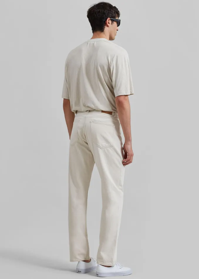 The Frankie Shop Bottoms Samse Samse Saeddie Jeans 8211 Natural 8211 Men