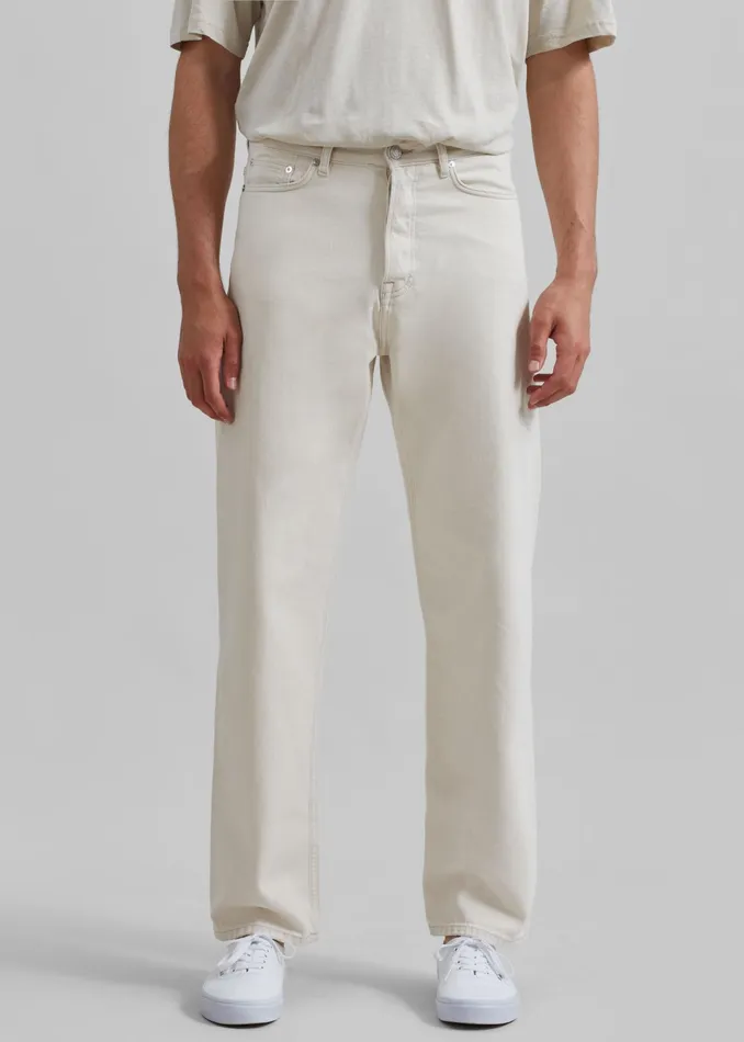 The Frankie Shop Bottoms Samse Samse Saeddie Jeans 8211 Natural 8211 Men