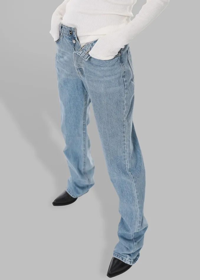 The Frankie Shop Bottoms Susanna Jeans 8211 Light Wash 8211 Women