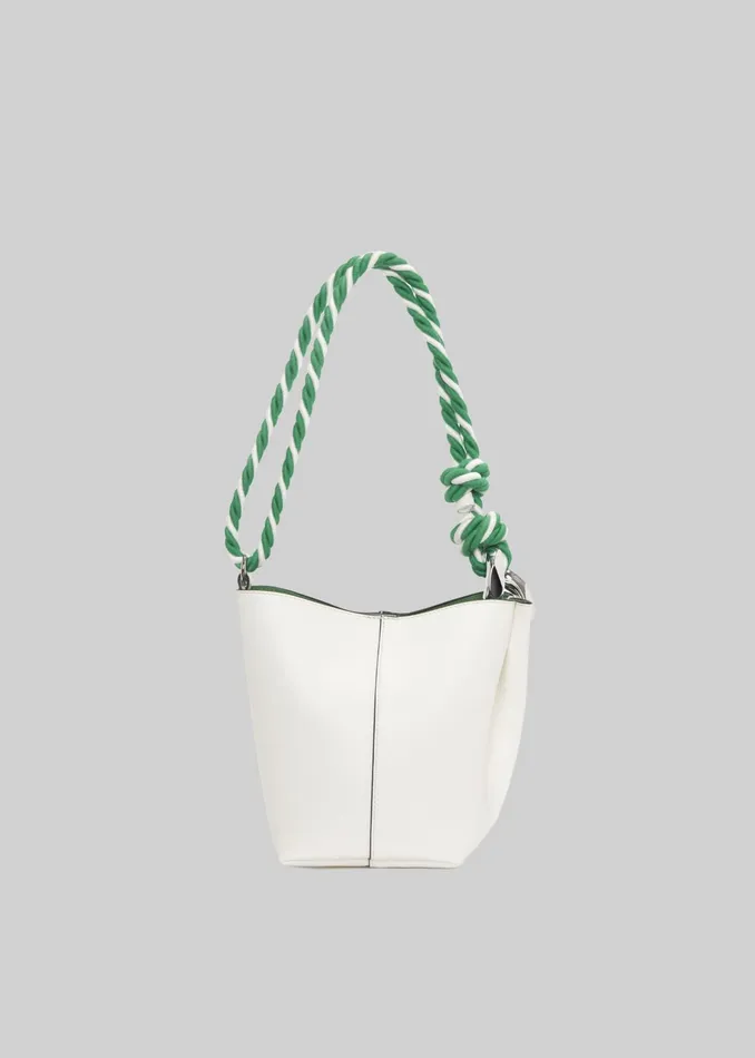 The Frankie Shop Jw Anderson Small Jwa Corner Bucket 8211 Off White 8211 Women The Frankie Shop Jw Anderson Small Jwa Corner Bucket 8211 Off White 8211 Women