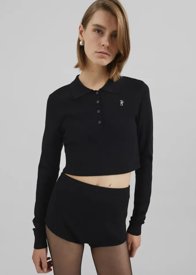 The Frankie Shop Loungewear Alissa Knit Briefs 8211 Black 8211 Women