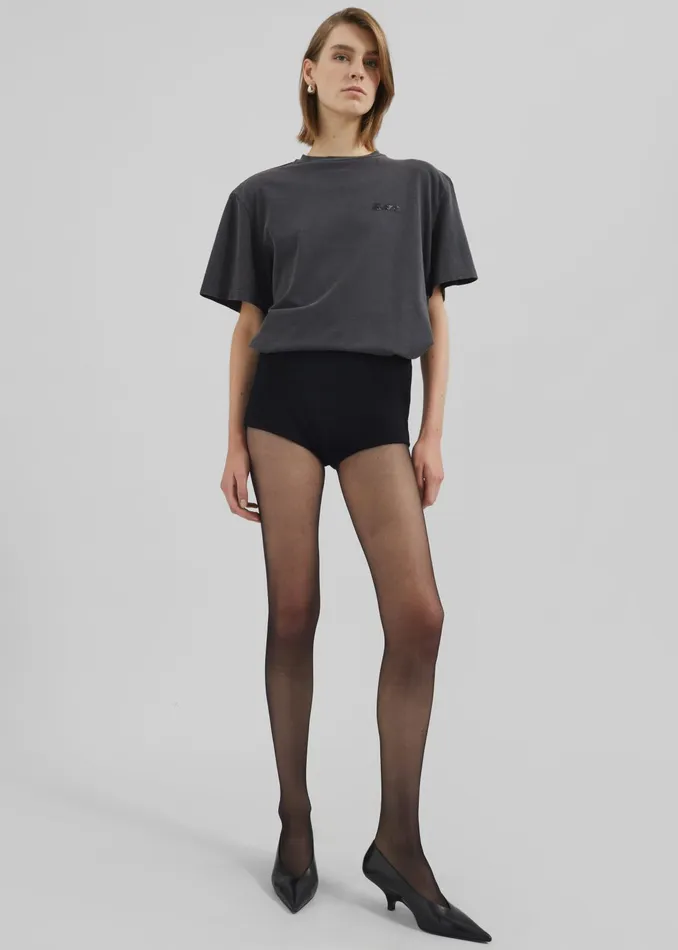 The Frankie Shop Loungewear Alissa Knit Briefs 8211 Black 8211 Women