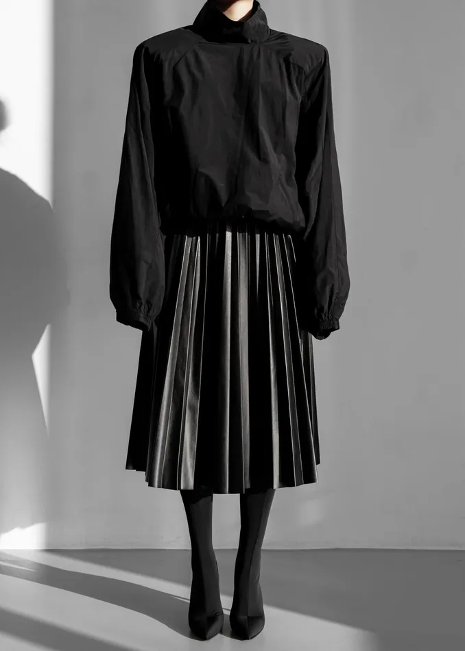 The Frankie Shop Outerwear Doyle Mockneck Anorak 8211 Black 8211 Women