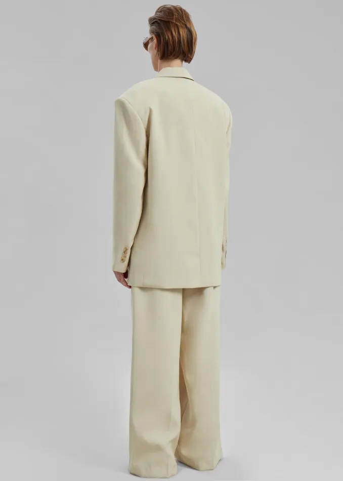 The Frankie Shop Outerwear Indio Blazer 8211 Beige 8211 Women