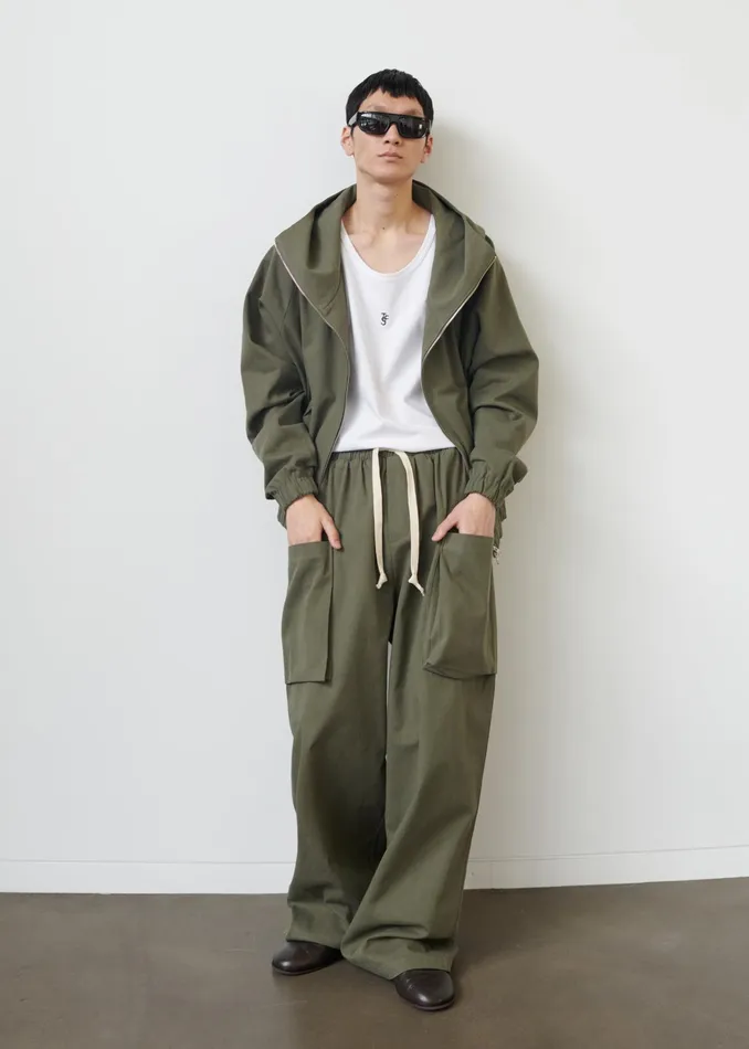The Frankie Shop Outerwear Lauri Hooded Jacket 8211 Khaki 8211 Men