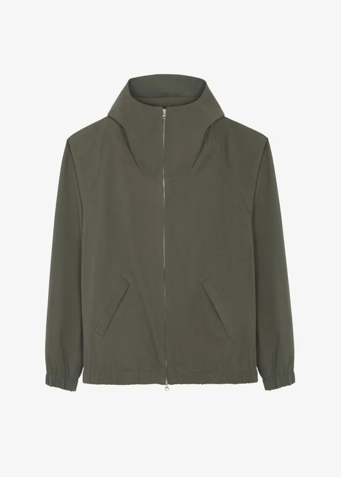 The Frankie Shop Outerwear Lauri Hooded Jacket 8211 Khaki 8211 Men