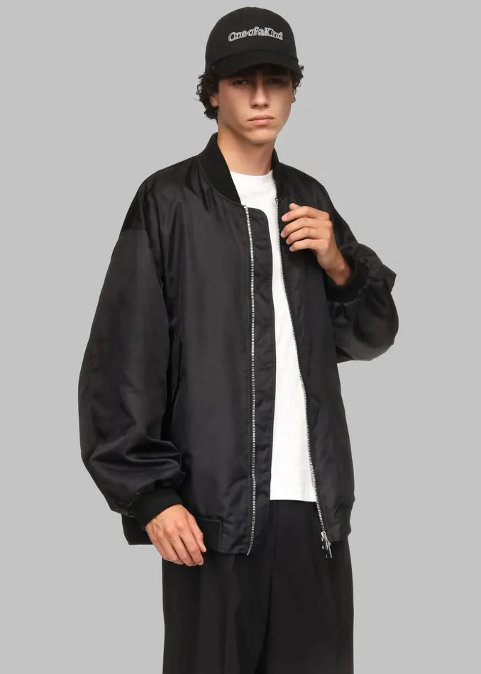 The Frankie Shop Outerwear Lawrence Bomber Jacket X Barbie 8211 Black 8211 MenWomen