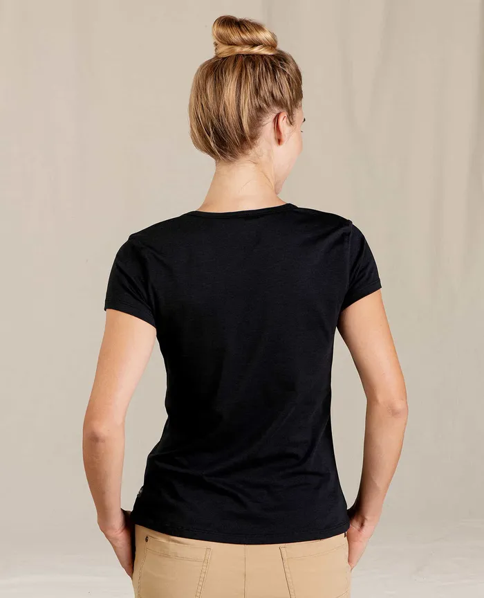ToadandCo Rose Short Sleeve Tee Black Women8217s Tops and TShirts