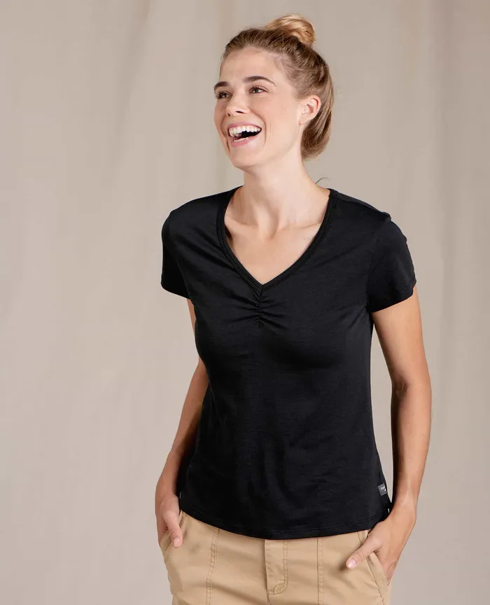 ToadandCo Rose Short Sleeve Tee Black Women8217s Tops and TShirts