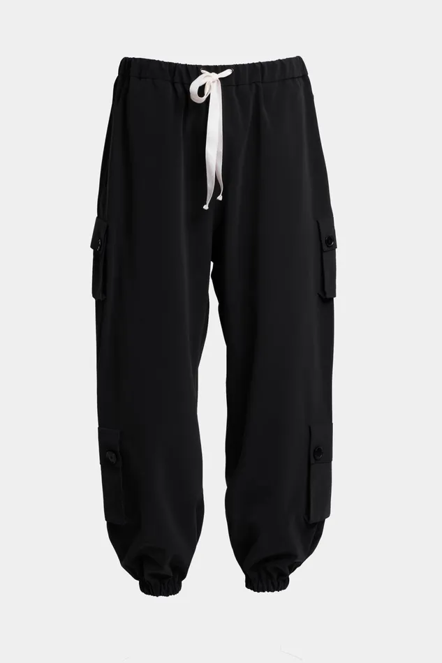 Trousers Men Stutterheim Kvala Matte Trousers Black