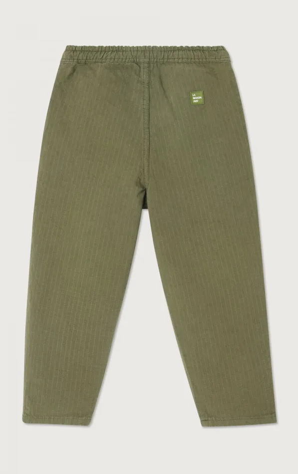 Trousers Rygybay Khaki Kids American Vintage Trousers and Shorts Trousers Rygybay Khaki Kids American Vintage Trousers and Shorts