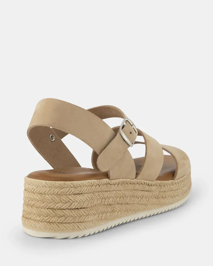 VANNEZA CAMEL Wedges NOVO Shoes Women