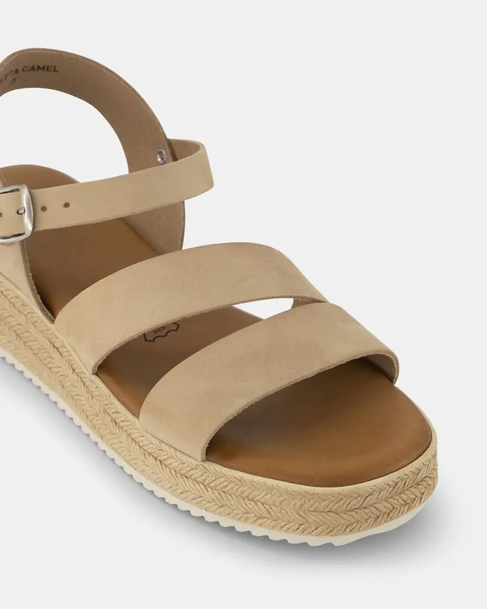 VANNEZA CAMEL Wedges NOVO Shoes Women