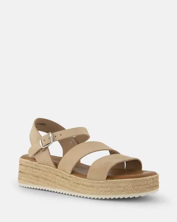 VANNEZA CAMEL Wedges NOVO Shoes Women