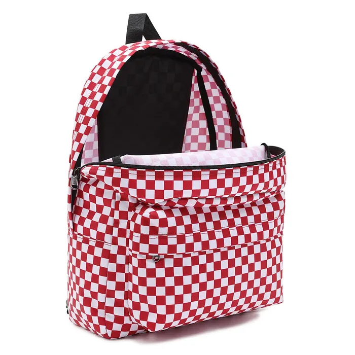 Vans Bags and Backpacks Men Old Skool Check Backpack Red
