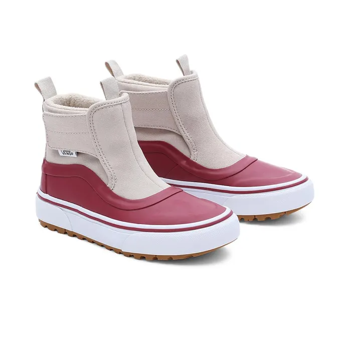Vans Classics Kids SlipOn Hi Terrain Hook And Loop MTE1 Shoes 48 Years Red Beige