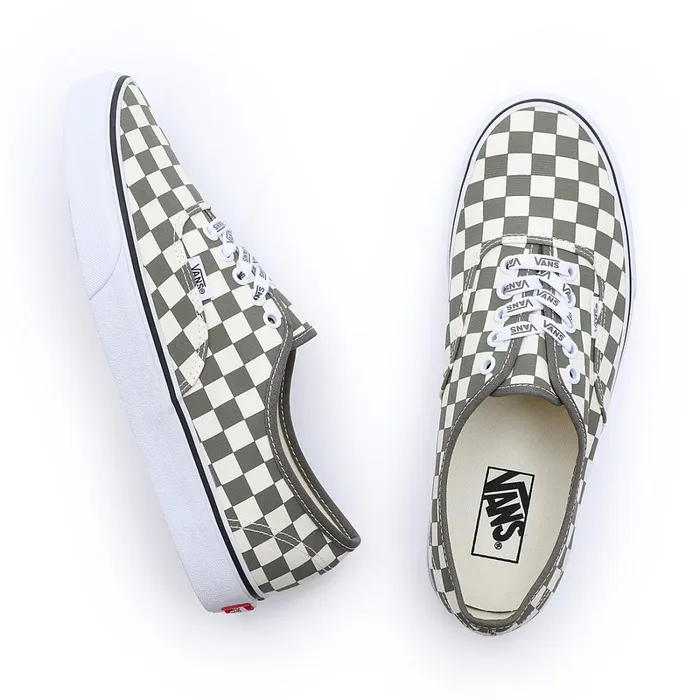 Vans Classics Men Check Authentic Shoes Green