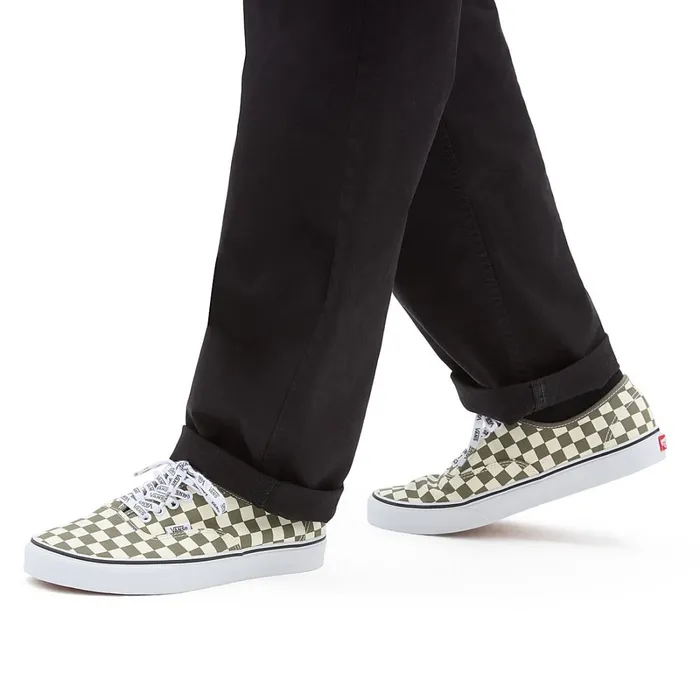 Vans Classics Men Check Authentic Shoes Green