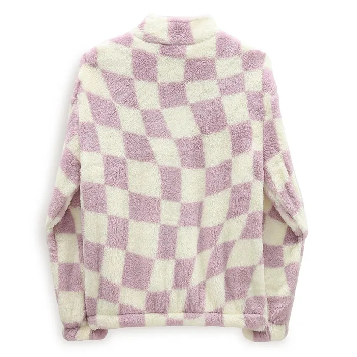 Vans Hoodies and Sweatshirts Women Digital Trip Mock Zip Sweatshirt Purple