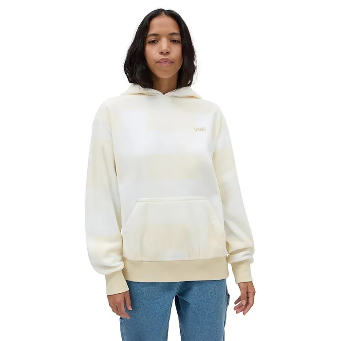 Vans Hoodies and Sweatshirts Women Winter Checker Bloussant Pullover Hoodie Beige Vans Hoodies and Sweatshirts Women Winter Checker Bloussant Pullover Hoodie Beige